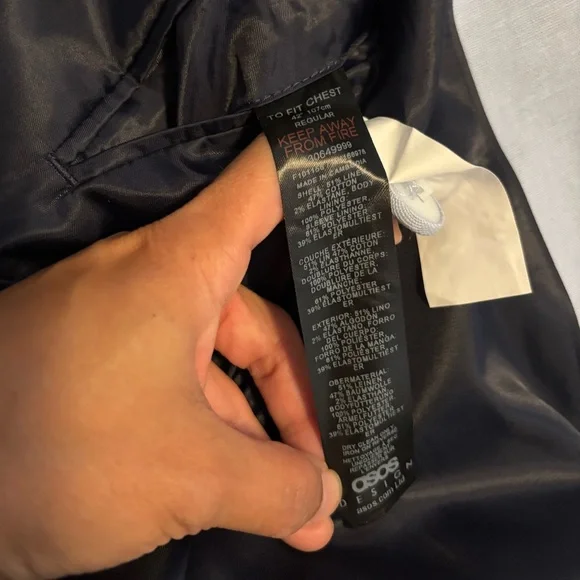 ASOS Design Light Blue Blazer - Picture 4 of 8